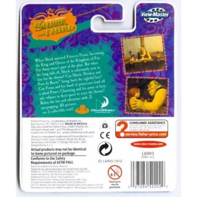 ViewMaster SHREK the THIRD (Shrek3) - 3 Reel Set