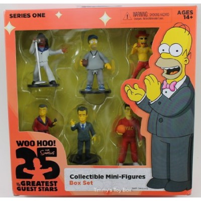 The Simpsons, 25th Anniversary Series 1 Collectible Mini-Figures Box Set, 6-Pack