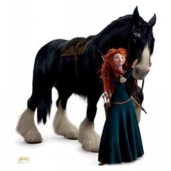 Merida and Angus - Disney Pixar's Brave - Advanced Graphics Life Size Cardboard Standup