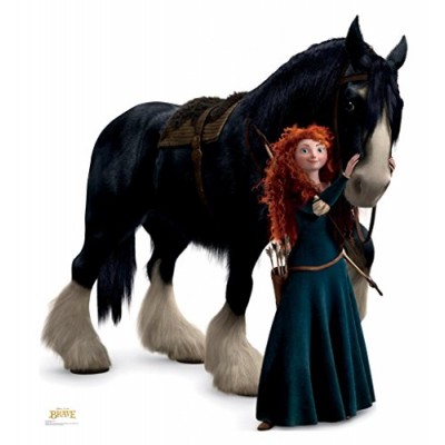 Merida and Angus - Disney Pixar's Brave - Advanced Graphics Life Size Cardboard Standup