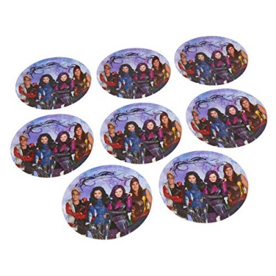 American Greetings Descendants 7" Round Plate Party Supplies (8 Count)