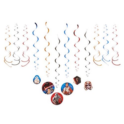 American Greetings Star Wars Episode VII Hanging Decorations, Party Supplies Novelty