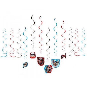 American Greetings Star Wars Rebels Hanging Party Decorations, Party Supplies
