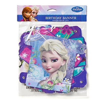 Frozen Birthday Party Banner, Party Supplies
