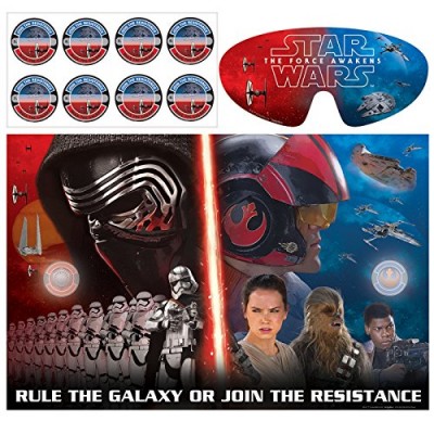 Amscan Star Wars Episode Vll Party Game Board, Multicolor