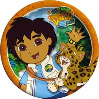 Go Diego, Go! Dessert Plates 8ct