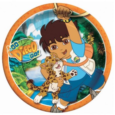 Go Diego Go Dinner Plates