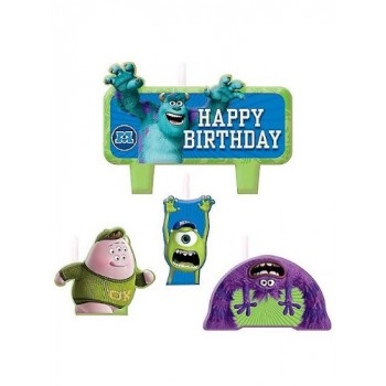 Monsters University Inc. Molded Cake Candle Set (4pc)