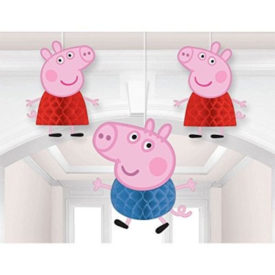 Peppa Pig Honeycomb Decoration (3 Pieces)