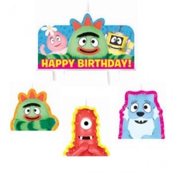 Yo Gabba Gabba Candles Birthday Cake Decorations Party Supplies