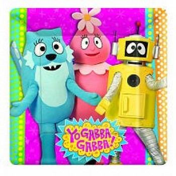 Yo Gabba Gabba - Square Dessert Plates 8ct