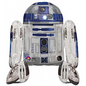 Anagram International Star Wars R2D2 Air Walker, Multi-Color