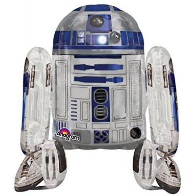 Anagram International Star Wars R2D2 Air Walker, Multi-Color