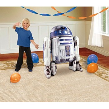 1 X Star Wars R2D2 AirWalker Foil Balloon