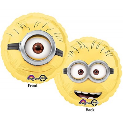 Despicable Me Minion 18" Round Mylar Balloon 3pk