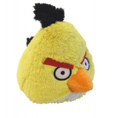 Angry Birds Plush 8-Inch Yellow Bird with Sound
