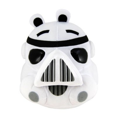 Angry Birds Star Wars Plush Bird Stormtrooper, 5 Inch