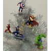 Avengers Super Hero Set of 5 Holiday Christmas Tree Ornaments Featuring Incredible Hulk, Iron Man, Thor, Captain America, Hawkeye - These Shatterpr...