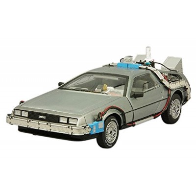 Back to the Future Elite 1:18 Scale Die-Cast DeLorean Vehicle