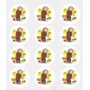 1 X Cute Curious George Monkey Edible Cake Image Topper