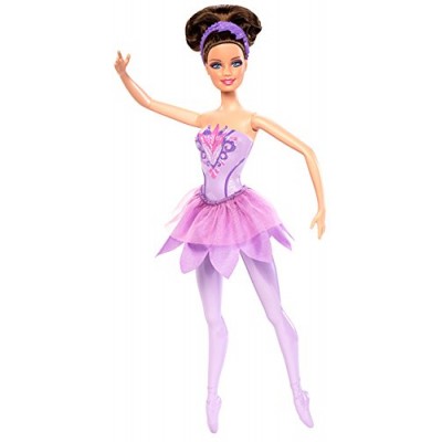 Barbie in The Pink Shoes Ballerina Doll, Purple Dress