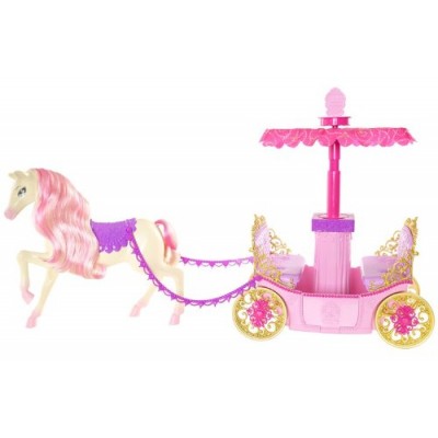 Barbie Princess Charm School Horse And Carriage