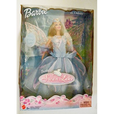 Swan Lake Barbie Doll as ODETTE w Light Up Wings (2003)