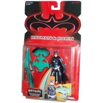 Batman and Robin 1997 Series 5 Inch Tall Action Figure : Batgirl with Battle Blade Blaster and Strike Scythe