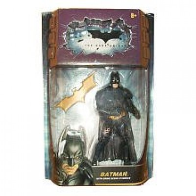Batman Dark Knight Movie Master Exclusive Deluxe Action Figure Night Vision Batman in Battle Damage Batsuit