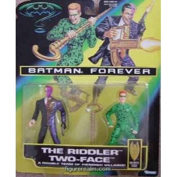 Batman Forever Riddler and Two-face 2-pack Action Figure Set