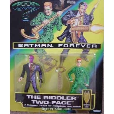Batman Forever Riddler and Two-face 2-pack Action Figure Set