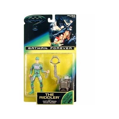 BATMAN FOREVER: The Riddler with Capture Brain Drain Helmet
