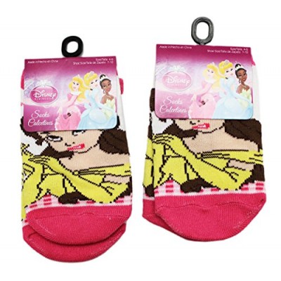 Disney's Beauty and the Beast Belle Toddler Socks (2 Pairs, Size 4-6)