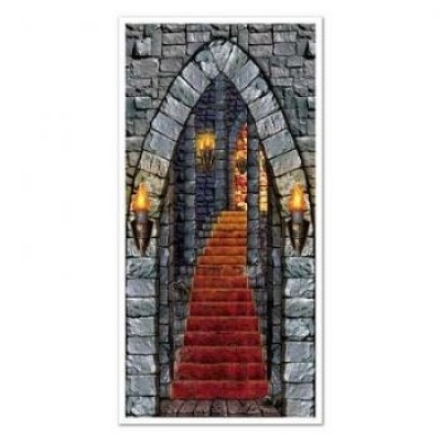Castle Entrance Door Cover Party Accessory (1 count) (1/Pkg)