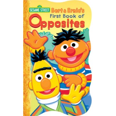 1 2 3 Sesame Street Shaped Board Book Set ~ First Book of Words, Opposites, Seasons, and First Day of School (Set of 4)