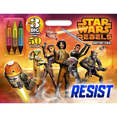 Bendon Publishing Star Wars Rebels Artist Pad with Double-Ended Crayons