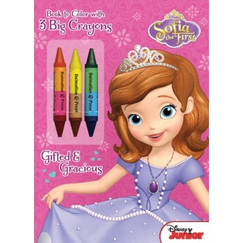 Disney Junior Book to Color with Big Crayons