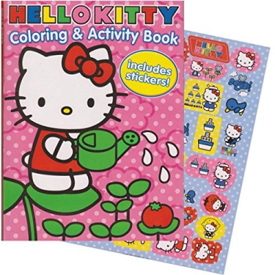 Hello Kitty 144 Page Coloring & Activity Book With Stickers.