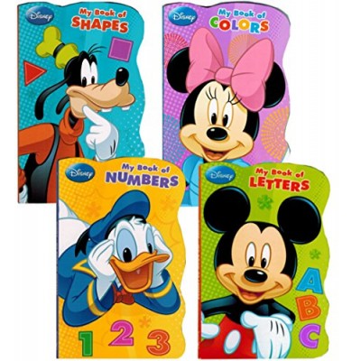 Disney® Mickey Mouse "My First Books" (Set of 4 Shaped Board Books)