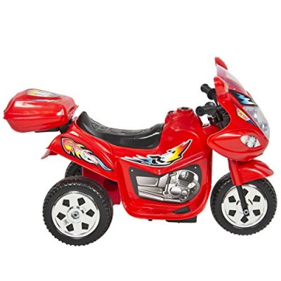 Best Choice Products® Kids Ride On Motorcycle 6V Toy Battery Powered Electric 3 Wheel Power Bicyle Red