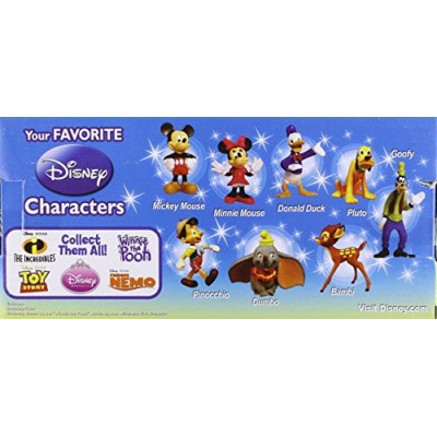 Disney 4 Figurines: Pinocchio, Bambi, Pluto & Dumbo