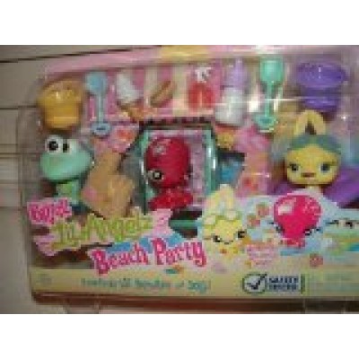 Bratz Lil Angelz Beach Party Petz Pets, Collector Series #788 Octopus, #790 Bunny & #792 Frog