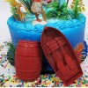 MOANA Tropical Themed Moana Birthday Cake Topper Set Featuring Moana Figure and Decorative Accessories