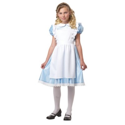 Alice Girl's Costume, Large, One Color