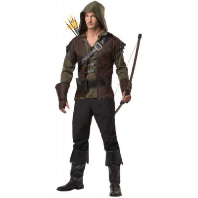 California Costumes Robin Hood Adult Costume, Olive/Brown, Large