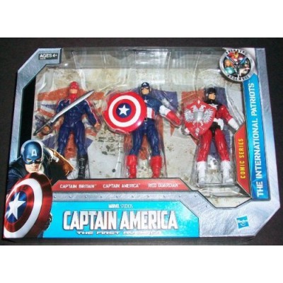 Captain America Movie Exclusive 4 Inch Action Figure 3Pack The International ...