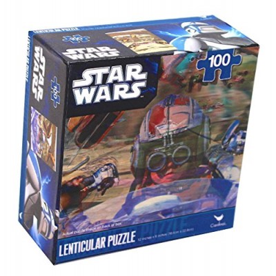 Star Wars Lenticular Puzzle, Pod Race 100 Pieces