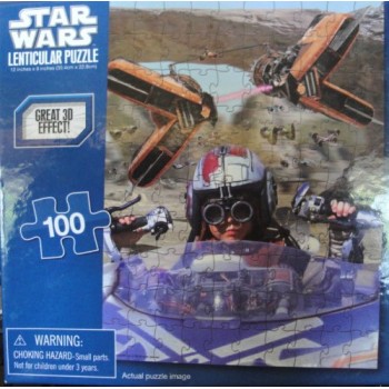 Star Wars Lenticular Puzzle, Pod Race 100 Pieces