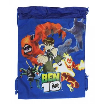 Blue Ben 10 Drawstring Bag - Ben 10 Drawstring Backpack
