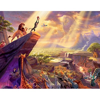 Ceaco 4-in-1 Multi-Pack Thomas Kinkade Disney Dreams Collection Jigsaw Puzzle ( 500 Pieces )